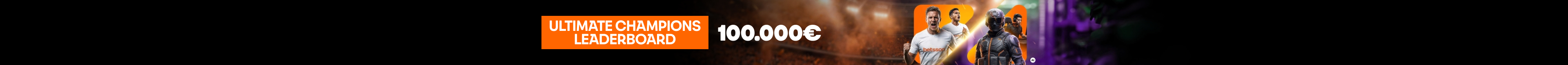 100.000€ Ultimate Champions Πίνακας κατάταξης